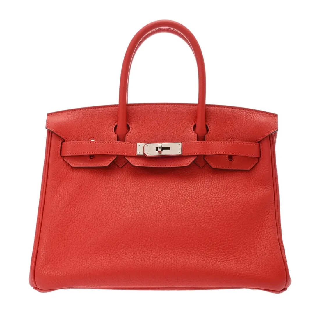 HERMES BIRKIN 30 HANDBAG TOGO LEATHER SILVER: Hermes Birkin 30 Handbag Togo Leather Silver Brand: Hermes Type: Handbag Material: Togo Leather Color: Silver Size: W 30cm / H 22cm / D 15cm Accessories: None Accessories Notice: When purc