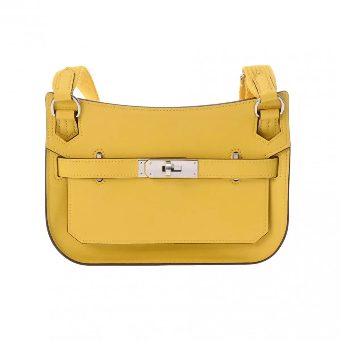 HERMES HANDBAG SHOULDER BAG SWIFT LEATHER SILVER: Hermes Handbag Shoulder Bag Swift Leather Silver Brand: Hermes Type: Shoulder Bag Material: Swift Leather Color: Silver Size: W 22cm / H 15cm / D 5.5cm Accessories: None Accessories Notice