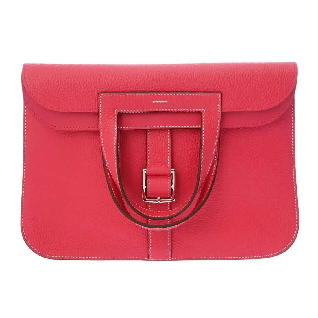 HERMES WAY HANDBAG CLEMENCE LEATHER SILVER: Hermes WAY Handbag Clemence Leather Silver Brand: Hermes Type: Handbag Material: Clemence Leather Color: Silver Size: W 31cm / H 28cm / D 9cm Accessories: None Accessories Notice: When pur