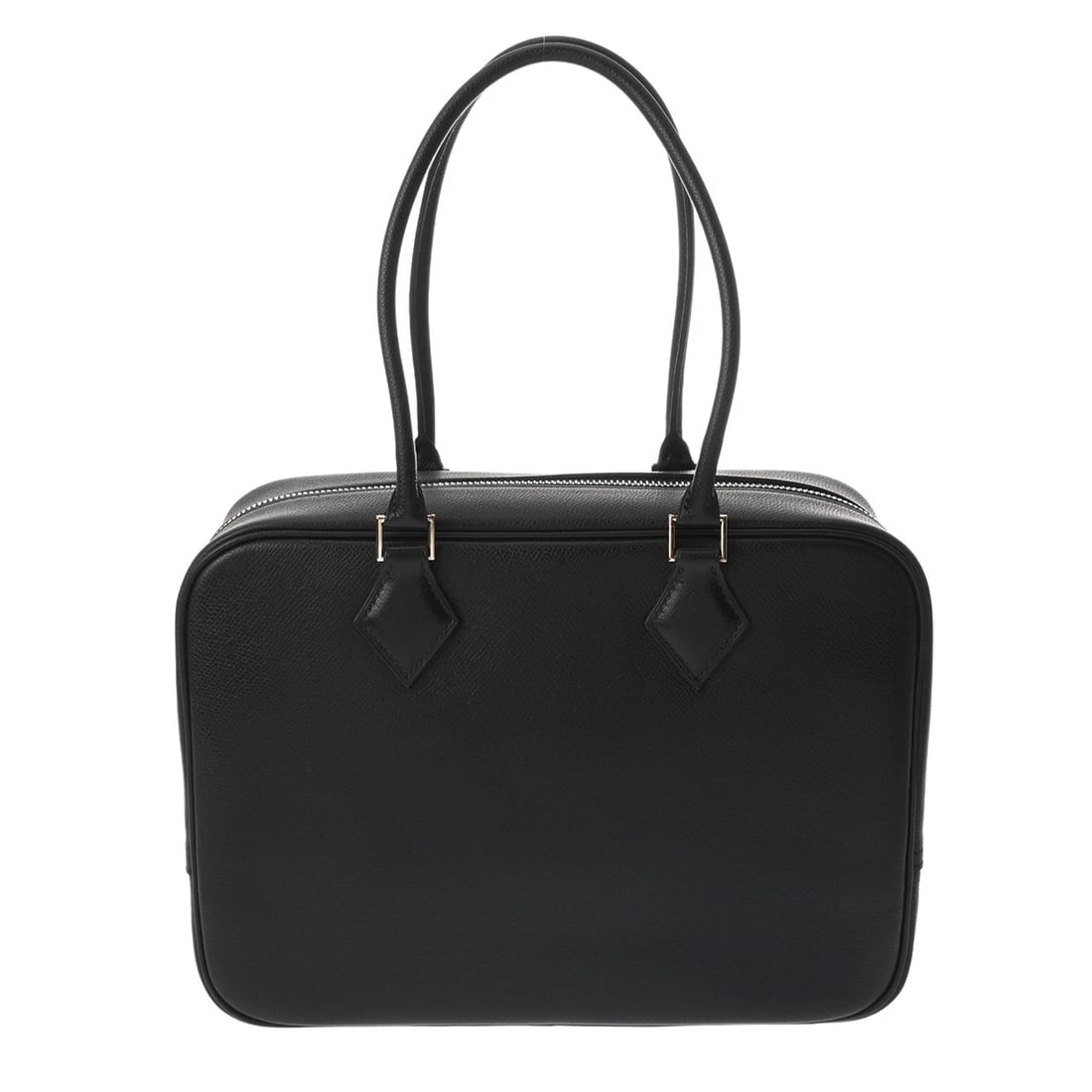 HERMES HANDBAG HANDBAG EPSOM LEATHER BLACK, SILVER: Hermes Handbag Handbag Epsom Leather Black, Silver Brand: Hermes Type: Handbag Material: Epsom Leather Color: Black, Silver Size: W 28cm / H 19cm / D 10cm Accessories: None Accessories Not