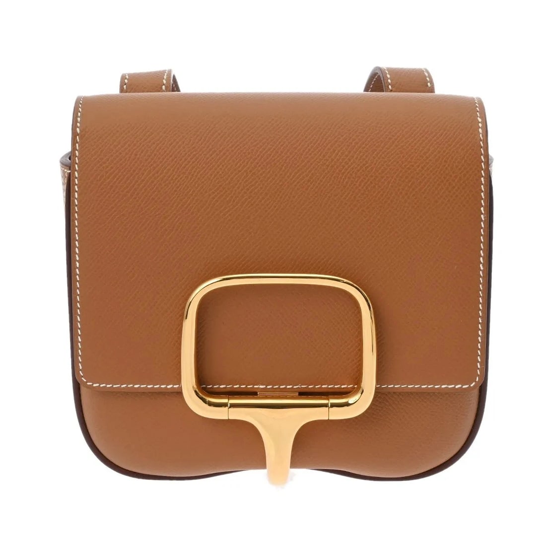 HERMES HANDBAG SHOULDER BAG EPSOM LEATHER GOLD: Hermes Handbag Shoulder Bag Epsom Leather Gold Brand: Hermes Type: Shoulder Bag Material: Epsom Leather Color: Gold Size: W 17cm / H 16cm / D 5.5cm Accessories: None Accessories Notice: Wh
