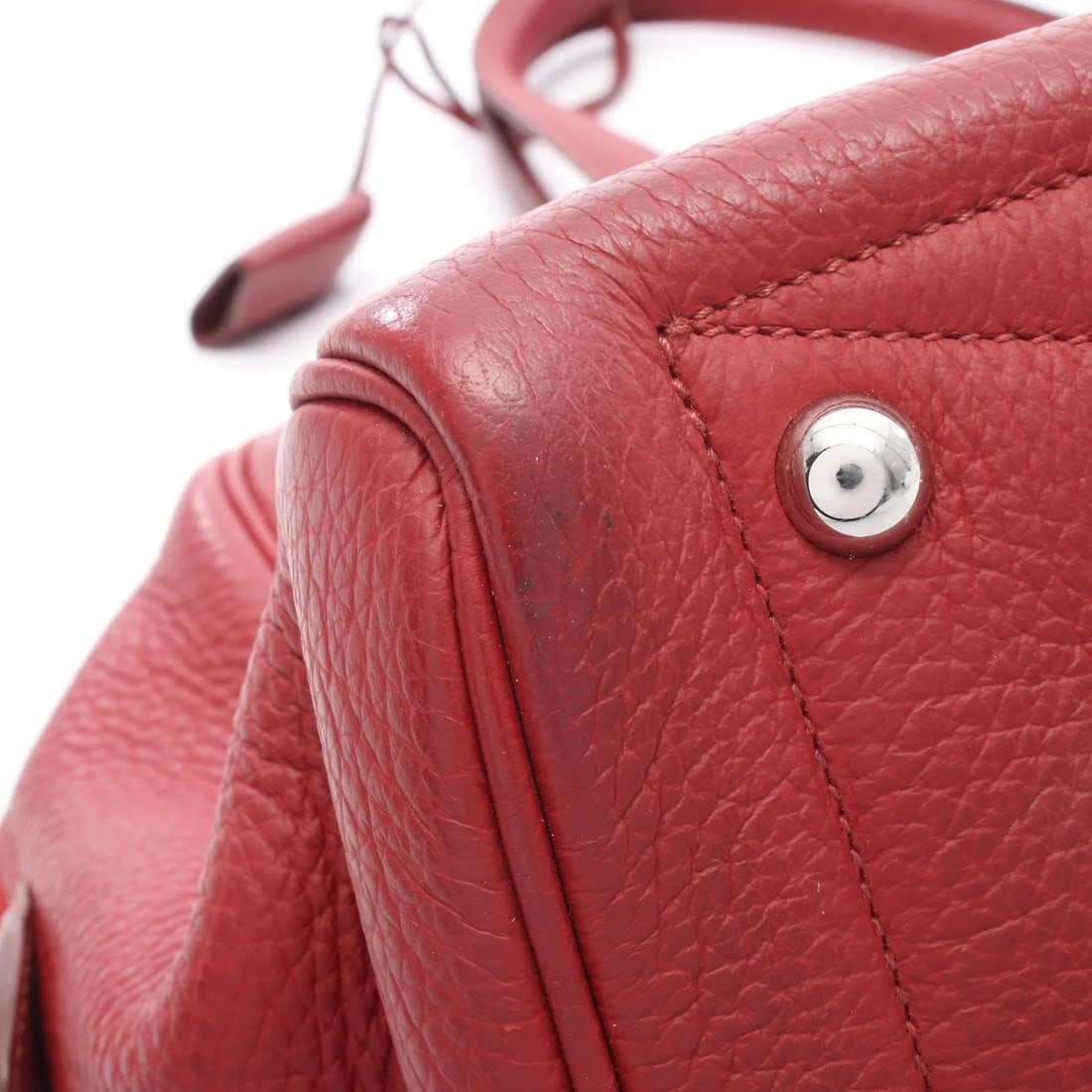 HERMES 35 HANDBAG RED - 4