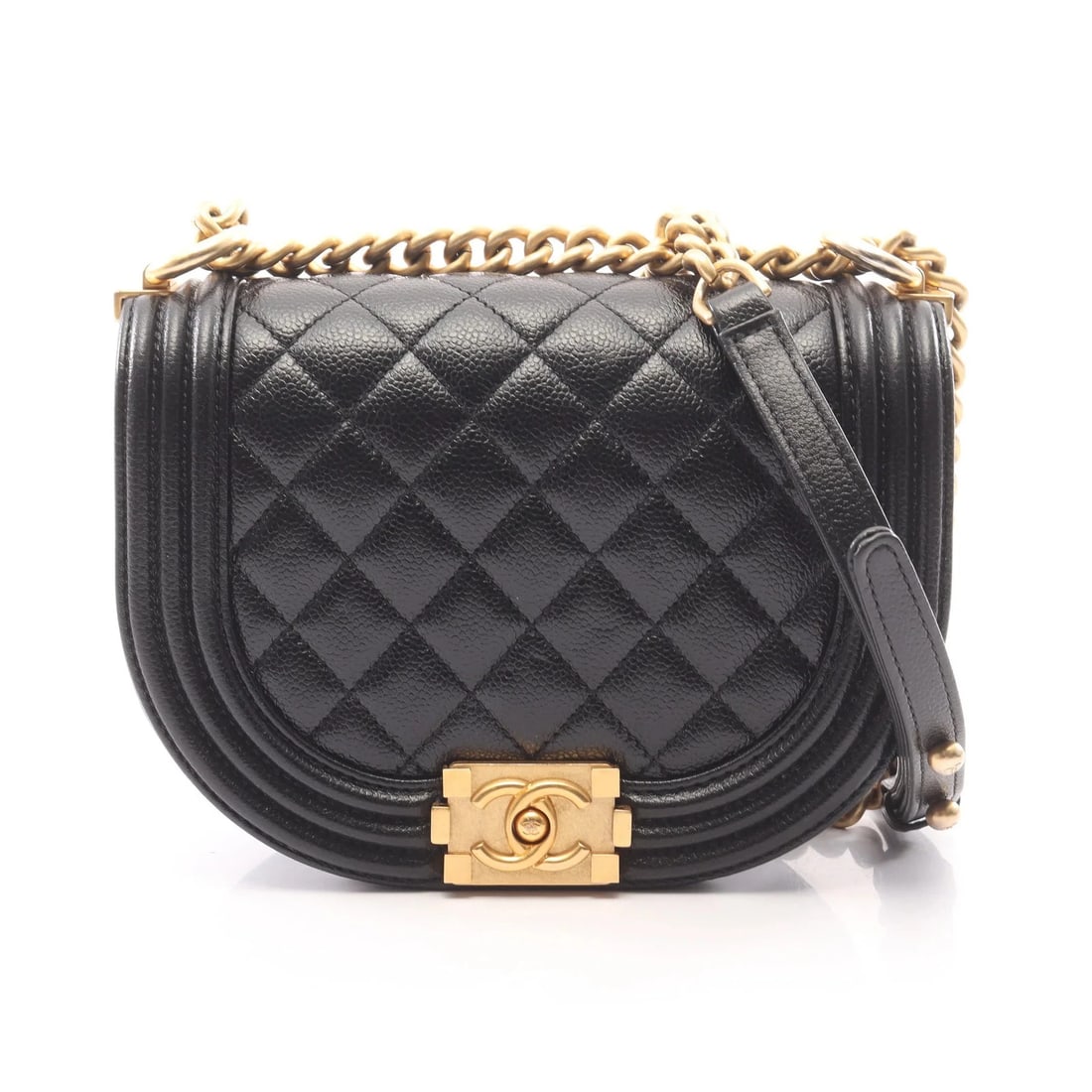 CHANEL BOY CHANEL SHOULDER BAG BLACK LEATHER: Chanel Boy Chanel Shoulder Bag Black Leather Brand: Chanel Type: Shoulder Bag Material: Leather Color: Black Size: W18cm x H13cm x D5cm Accessories: None Accessories Notice: When purchasin