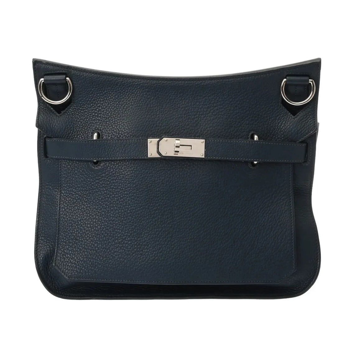 HERMES HANDBAG SHOULDER BAG CLEMENCE LEATHER SILVER: Hermes Handbag Shoulder Bag Clemence Leather Silver Brand: Hermes Type: Shoulder Bag Material: Clemence Leather Color: Silver Size: W 33cm / H 28cm / D 15cm Accessories: None Accessories N