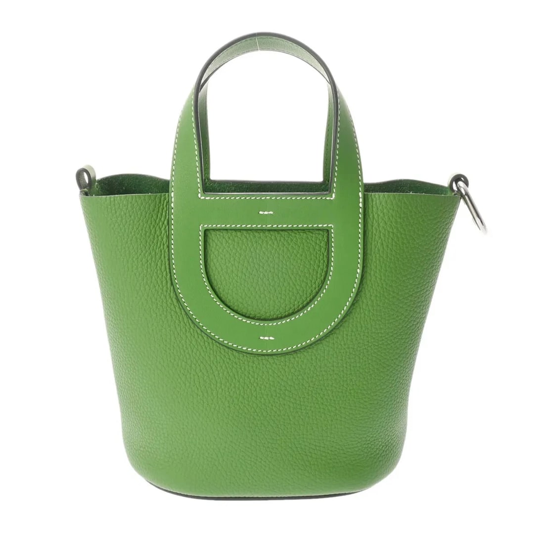 HERMES HANDBAG HANDBAG CLEMENCE LEATHER / SWIFT LEATHER GOLD (1 of 7)
