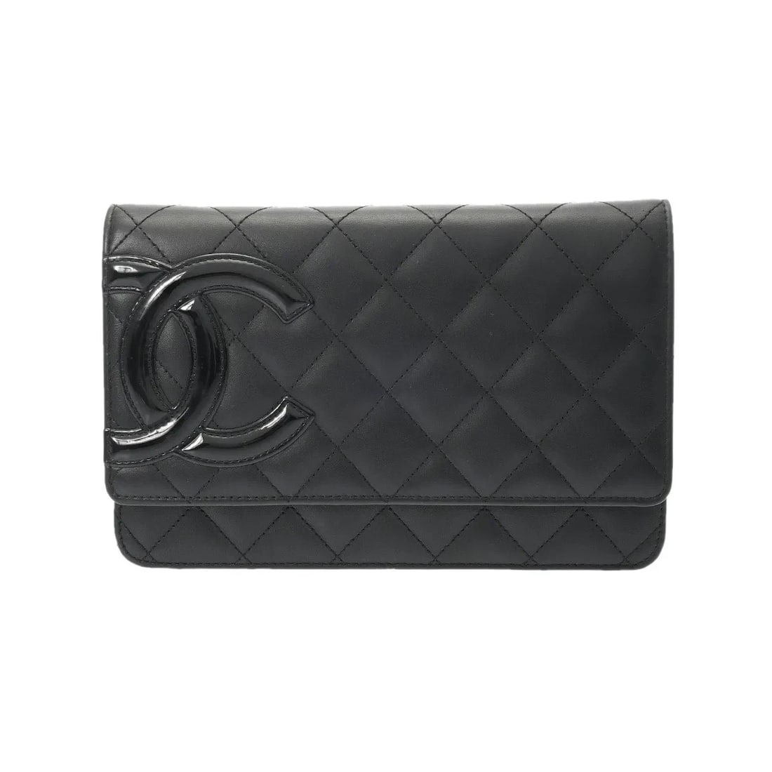 CHANEL CHAIN WALLET SHOULDER BAG CALFSKIN BLACK, SILVER: Chanel Chain Wallet Shoulder Bag Calfskin Black, Silver Brand: Chanel Type: Shoulder Bag Material: Calfskin Color: Black, Silver Size: W 19cm / H 12cm / D 3.5cm Accessories: None Accessori