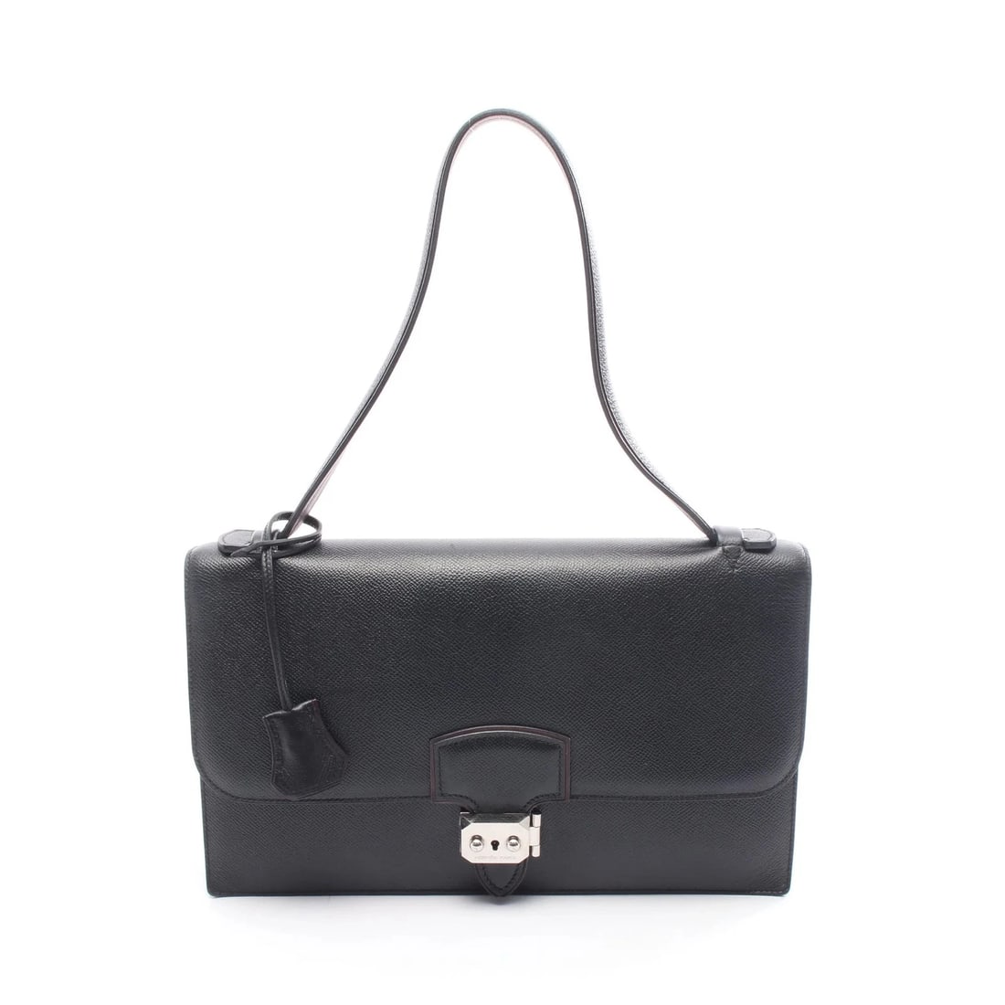 HERMES 32 SHOULDER BAG BLACK: Hermes 32 Shoulder Bag Black Brand: Hermes Type: Shoulder Bag Material: none Color: Black Size: W32cm x H19.5cm Accessories: None Accessories Notice: When purchasing pre-owned goods, pleas