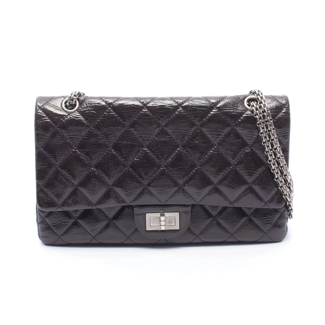 CHANEL MATELASSE W SHOULDER BAG PURPLE LEATHER: Chanel Matelasse W Shoulder Bag Purple Leather Brand: Chanel Type: Shoulder Bag Material: Leather Color: Purple Size: W31cm x H19cm x D9cm Accessories: None Accessories Notice: When purcha