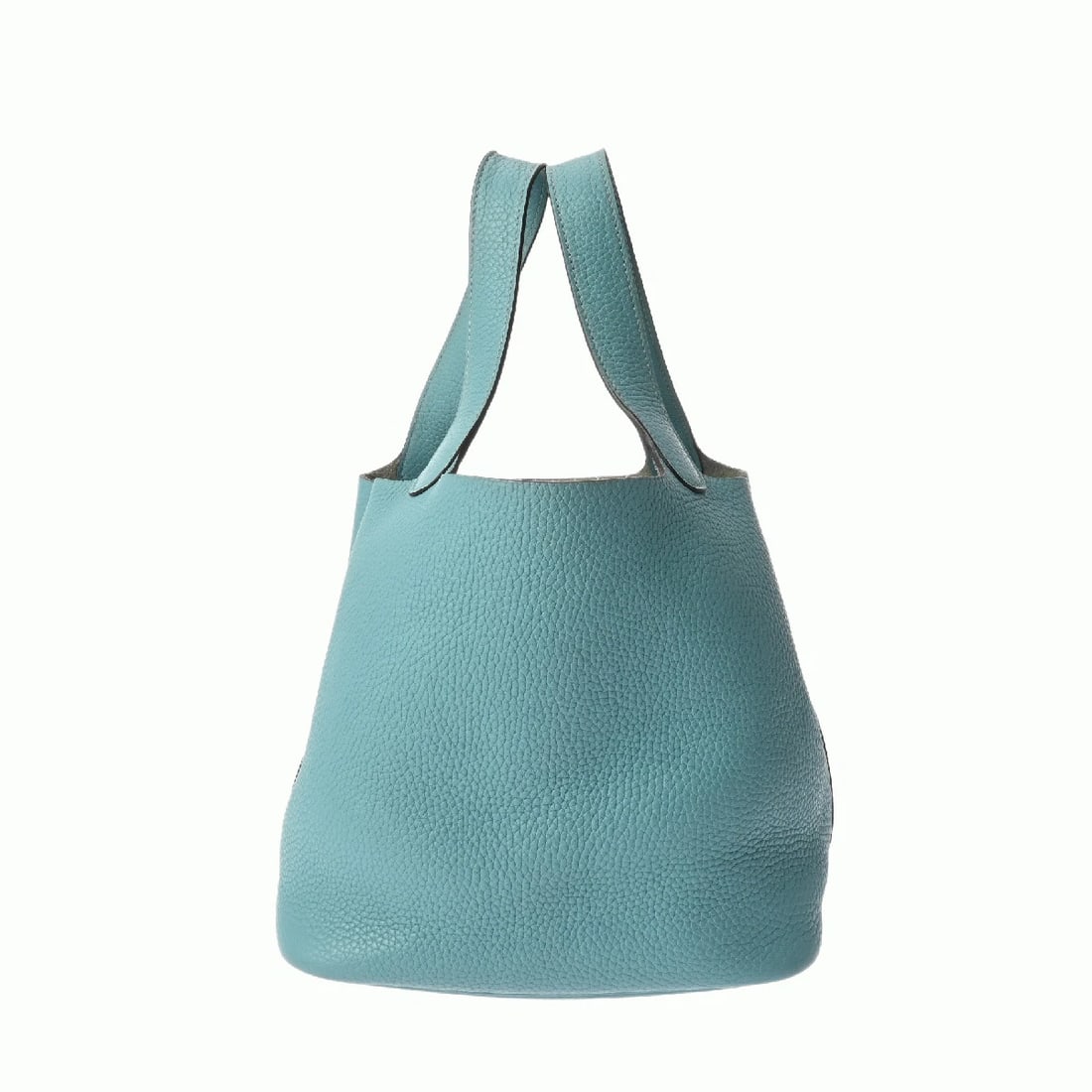 HERMES PICOTIN HANDBAG CLEMENCE LEATHER SILVER, BLUE: Hermes Picotin Handbag Clemence Leather Silver, Blue Brand: Hermes Type: Handbag Material: Clemence Leather Color: Silver, Blue Size: W 22cm / H 22cm / D 17.5cm Accessories: None Accessori