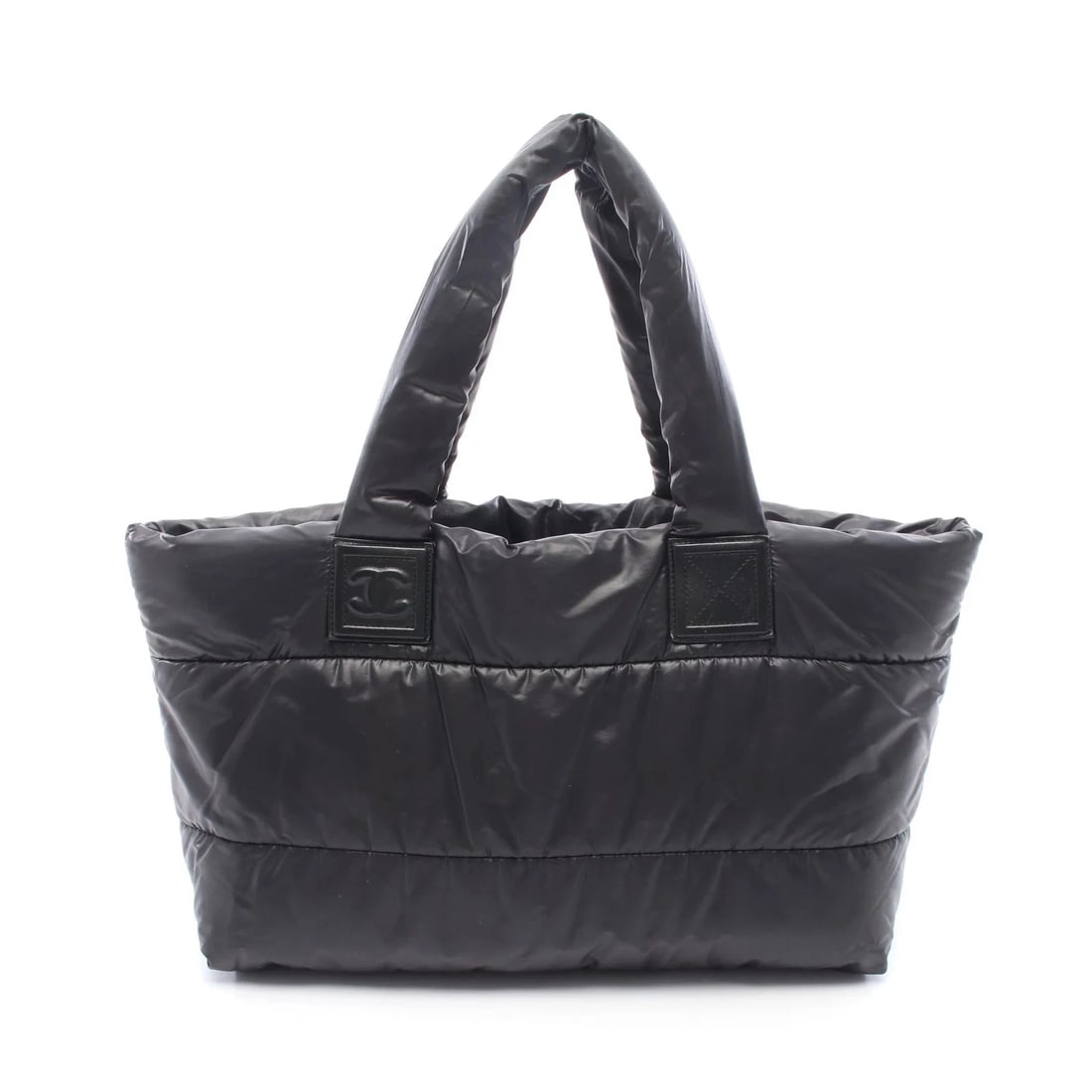 CHANEL MM TOTE BAG BLACK LEATHER: Chanel MM Tote Bag Black Leather Brand: Chanel Type: Tote Bag Material: Leather Color: Black Size: W38cm x H29cm x D18cm Accessories: None Accessories Notice: When purchasing pre-owned goo