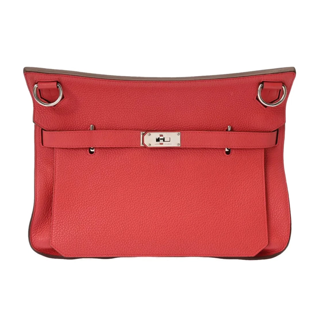 HERMES HANDBAG SHOULDER BAG CLEMENCE LEATHER SILVER: Hermes Handbag Shoulder Bag Clemence Leather Silver Brand: Hermes Type: Shoulder Bag Material: Clemence Leather Color: Silver Size: W 36cm / H 29cm / D 15cm Accessories: None Accessories N
