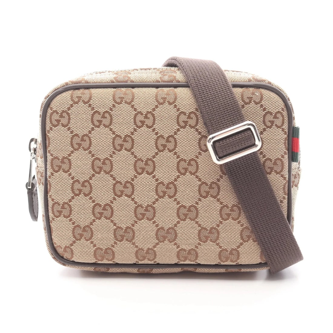 GUCCI GG SHOULDER BAG BROWN LEATHER: Gucci GG Shoulder Bag Brown Leather Brand: Gucci Type: Shoulder Bag Material: Leather Color: Brown Size: W17cm x H13cm x D4cm Accessories: None Accessories Notice: When purchasing pre-owne