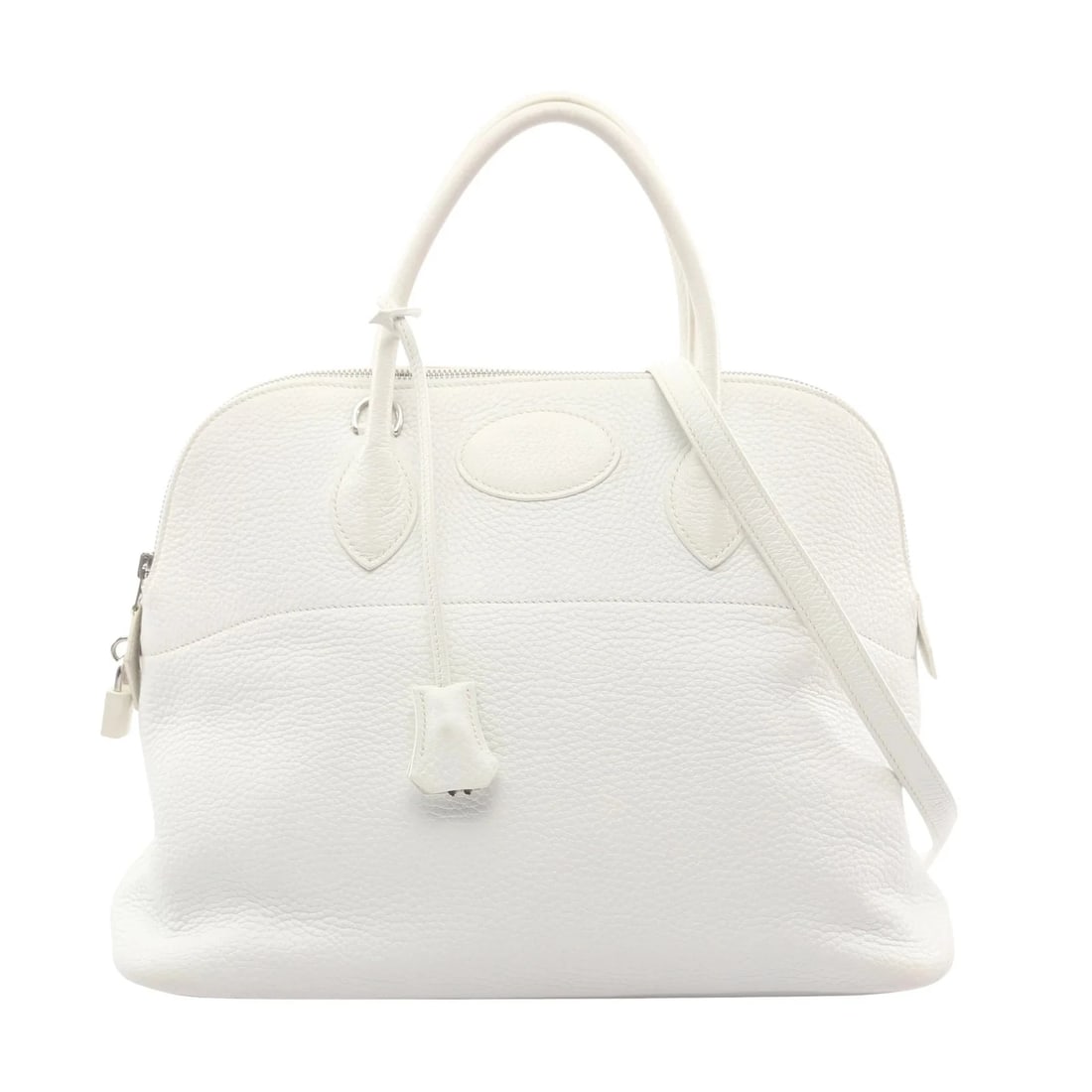 HERMES 35 HANDBAG WHITE: Hermes 35 Handbag White Brand: Hermes Type: Handbag Material: none Color: White Size: W35cm x H27cm x D14cm Accessories: None Accessories Notice: When purchasing pre-owned goods, please re
