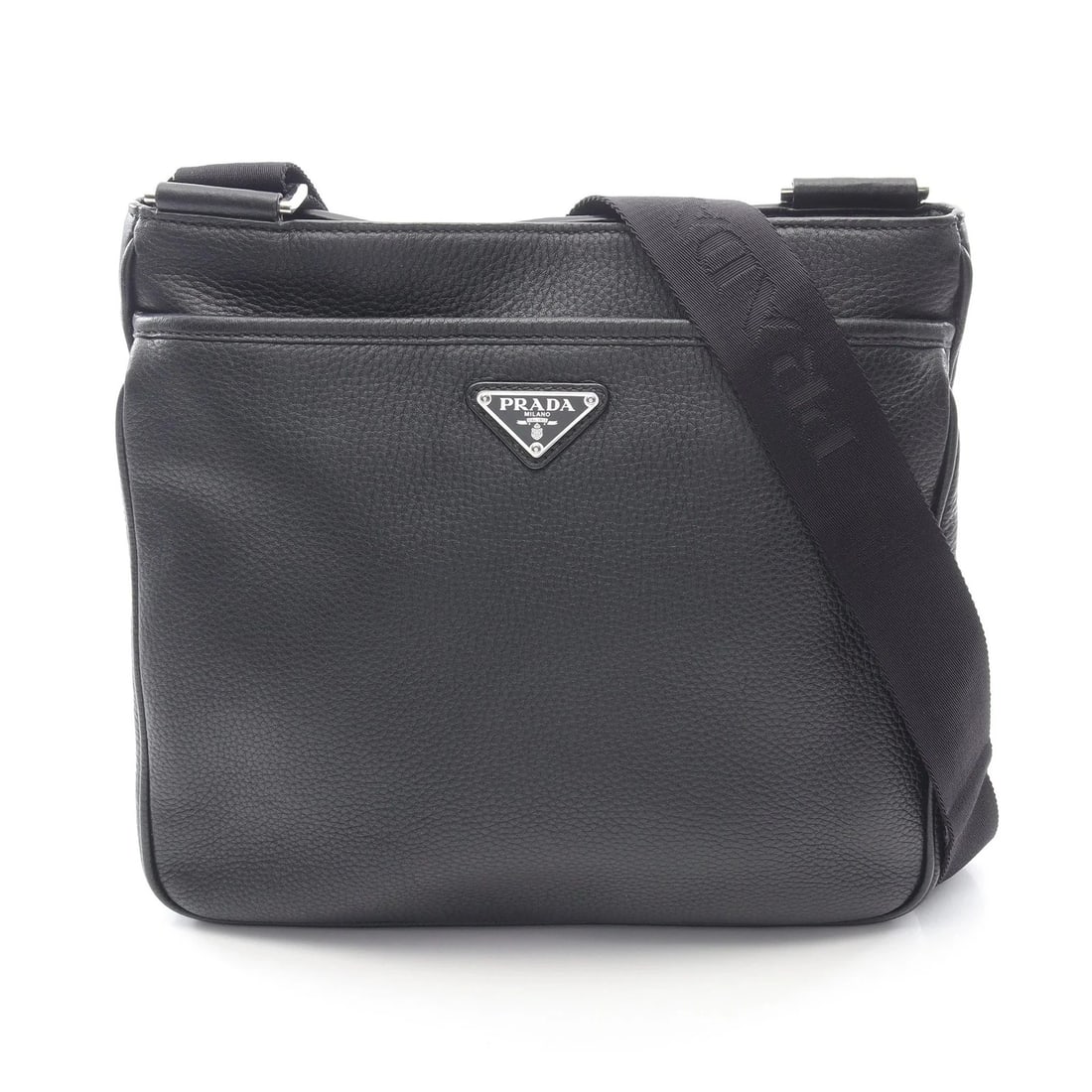 PRADA VITTELO CITY SHOULDER BAG BLACK LEATHER: Prada VITTELO CITY Shoulder Bag Black Leather Brand: Prada Type: Shoulder Bag Material: Leather Color: Black Size: W27cm x H26cm Accessories: None Accessories Notice: When purchasing pre-o