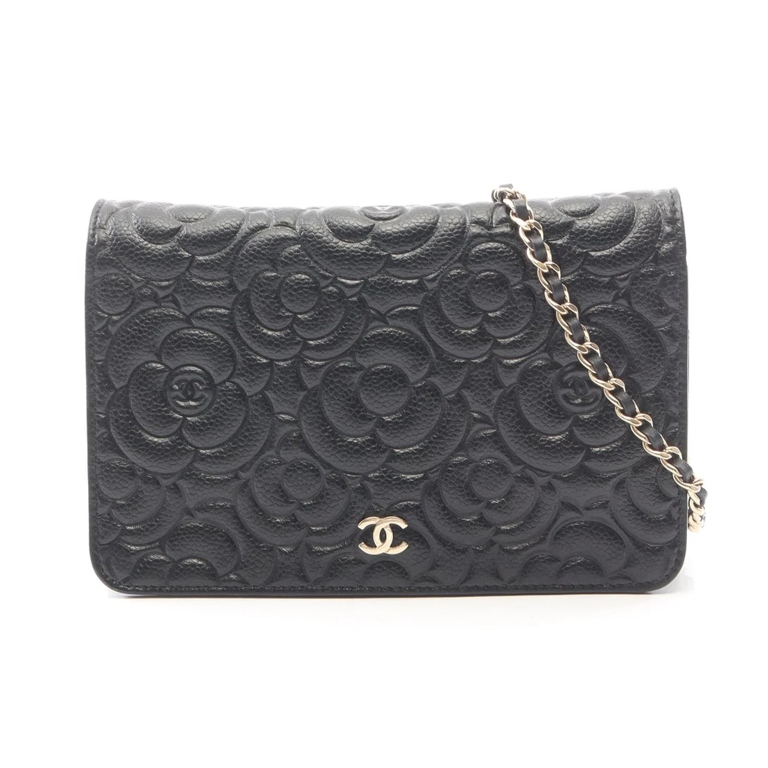 CHANEL SHOULDER BAG BLACK LEATHER: Chanel Shoulder Bag Black Leather Brand: Chanel Type: Shoulder Bag Material: Leather Color: Black Size: W19cm x H12cm x D3.5cm Accessories: None Accessories Notice: When purchasing pre-own