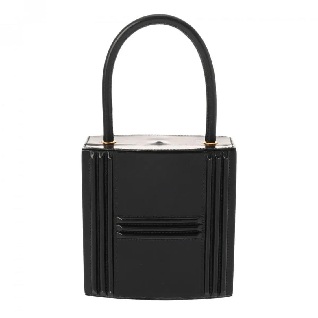 HERMES KELLY HANDBAG BOX CALF BLACK, GOLD: Hermes Kelly Handbag Box Calf Black, Gold Brand: Hermes Type: Handbag Material: Box Calf Color: Black, Gold Size: W 12.5cm / H 12.5cm / D 6cm Accessories: None Accessories Notice: When pur