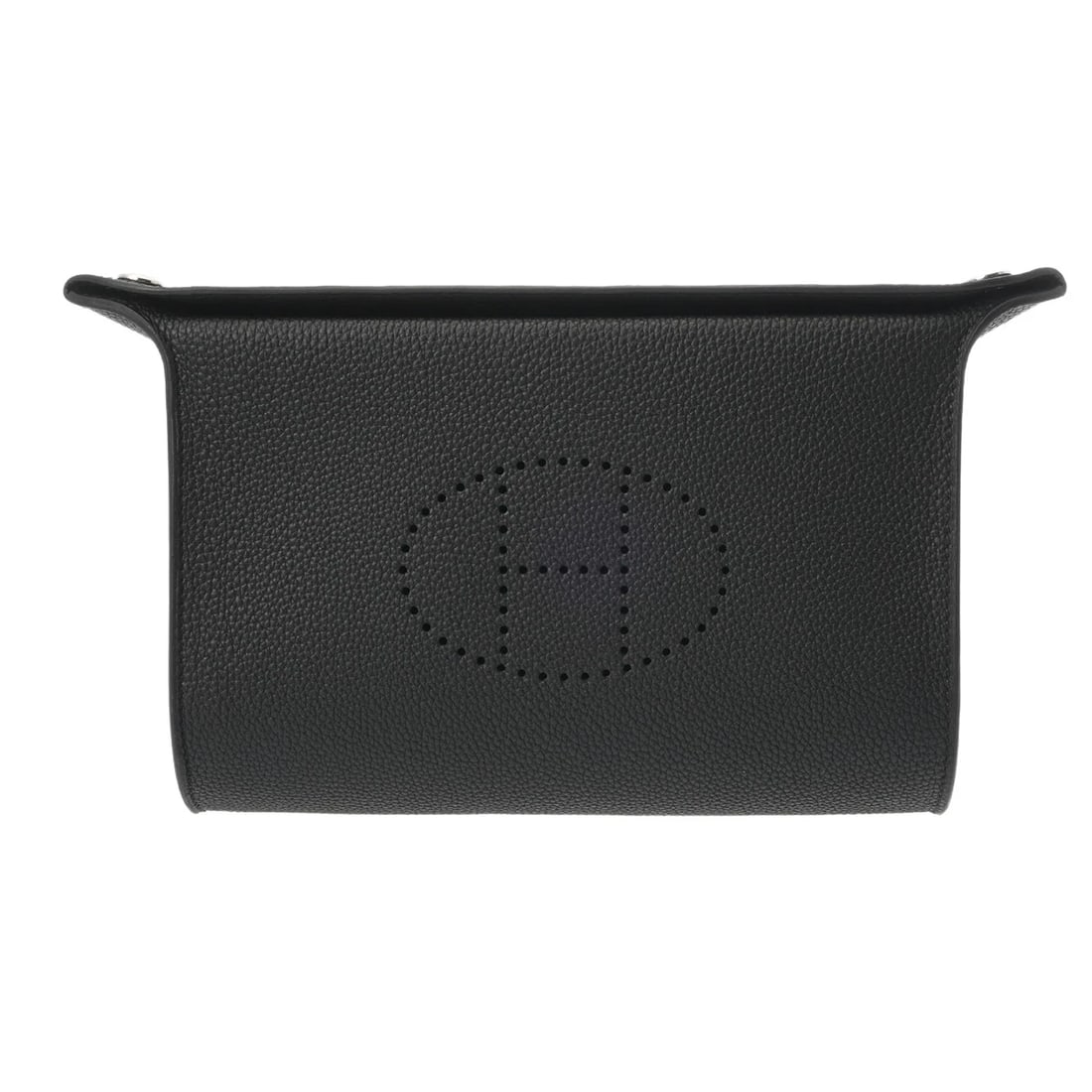 HERMES HANDBAG SHOULDER BAG TOGO LEATHER BLACK, SILVER: Hermes Handbag Shoulder Bag Togo Leather Black, Silver Brand: Hermes Type: Shoulder Bag Material: Togo Leather Color: Black, Silver Size: W 21cm / H 14.5cm / D 4cm Accessories: None Access