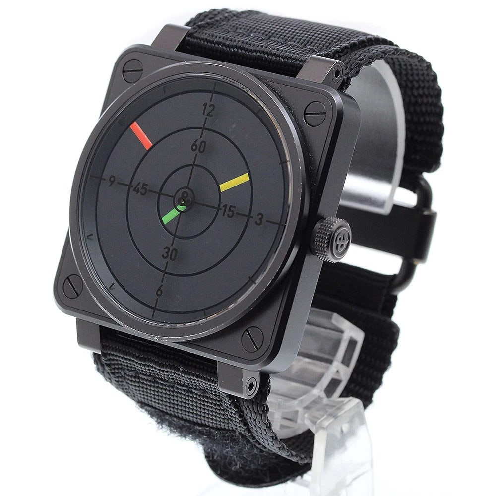 BELL?ROSS RADAR BLACK AUTOMATIC WATCH - 2