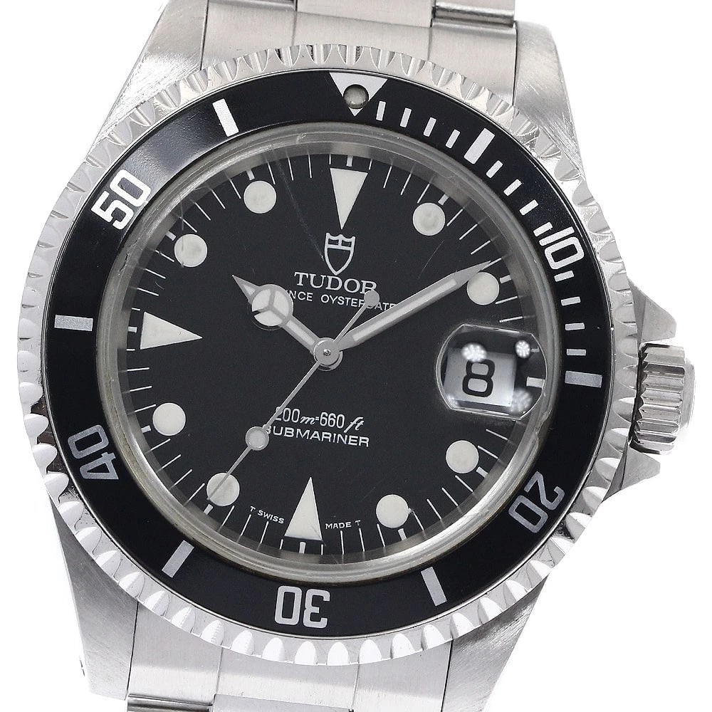 TUDOR SUBMARINER DATE BLACK AUTOMATIC WATCH: TUDOR Submariner Date black Automatic Watch Brand: TUDOR Type: Wristwatch Material: Band Material Stainless Steel, Case Material Stainless Steel Color: Band Color Silver, Dial Color black, Case Color 