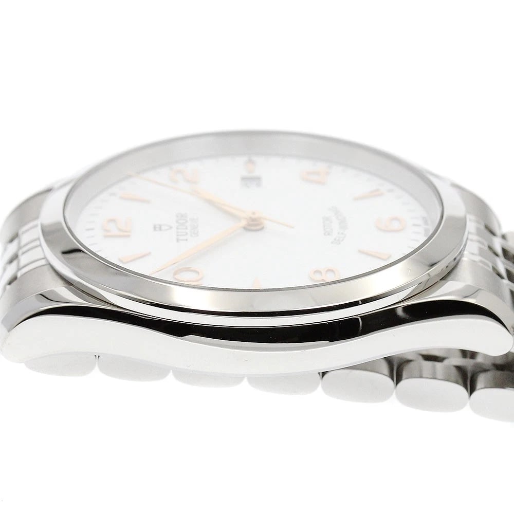 TUDOR DATE SILVER AUTOMATIC WATCH - 5