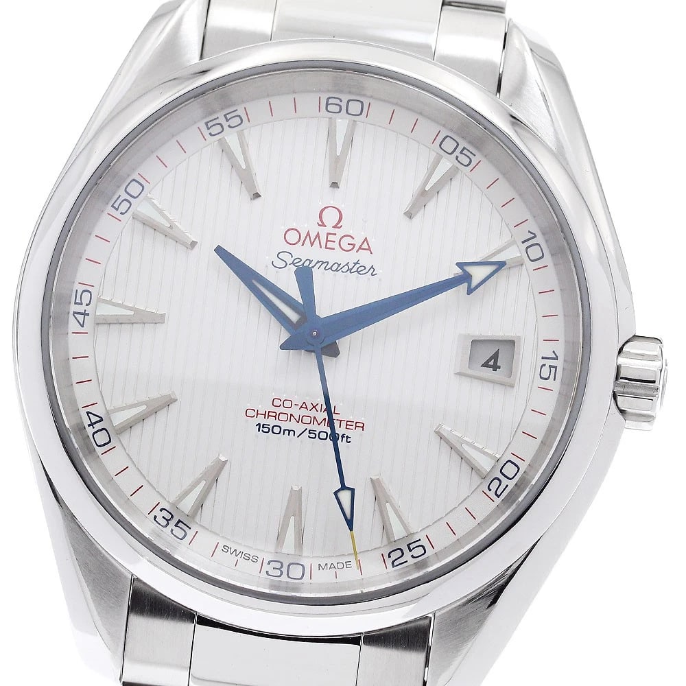 OMEGA SEAMASTER AQUA TERRA WATCH: OMEGA Seamaster Aqua Terra Watch Brand: OMEGA Type: Wristwatch Material: Band Material Stainless Steel, Case Material Stainless Steel Color: Band Color Silver, Dial Color Silver, Case Color Silver