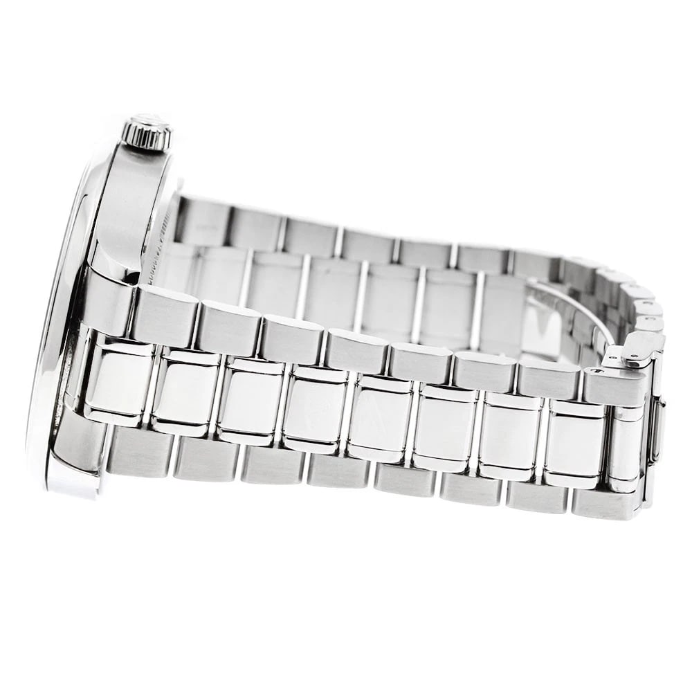 TUDOR STYLE DATE DIAMOND SILVER AUTOMATIC WATCH - 3