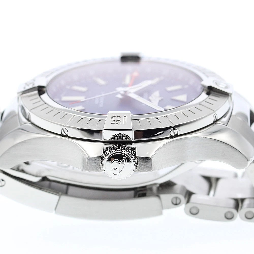 BREITLING AVENGER AUTOMATIC GMT BLUE AUTOMATIC WATCH - 3
