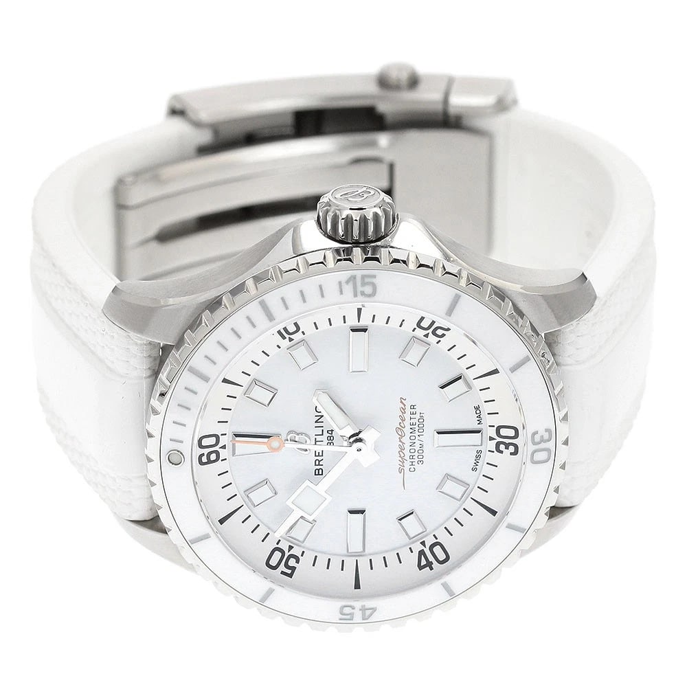 BREITLING SUPEROCEAN AUTOMATIC WHITE AUTOMATIC WATCH - 2