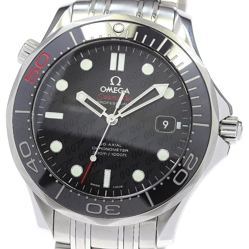 OMEGA SEAMASTER COAXIAL AUTOMATIC WATCH: OMEGA Seamaster Coaxial Automatic Watch Brand: OMEGA Type: Wristwatch Material: Band Material Stainless Steel, Case Material Stainless Steel Color: Band Color Silver, Dial Color black, Case Color