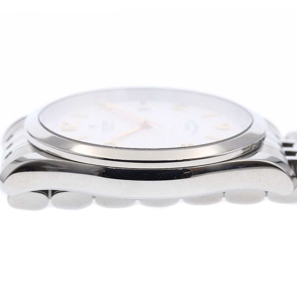 TUDOR DATE SILVER AUTOMATIC WATCH - 5