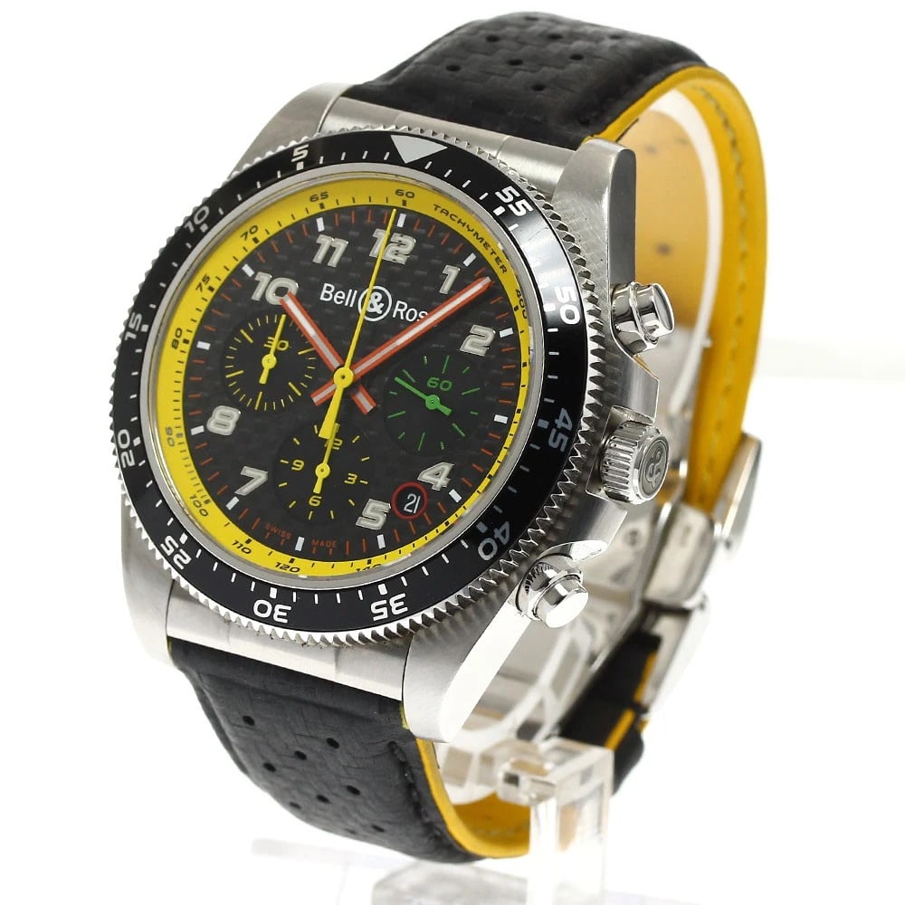 BELL?ROSS DATE BLACK AUTOMATIC WATCH - 2