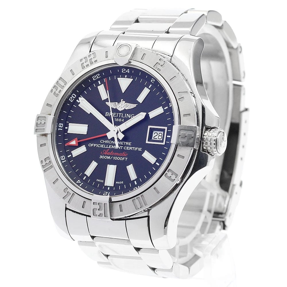 BREITLING AVENGER DATE BLACK AUTOMATIC WATCH - 2