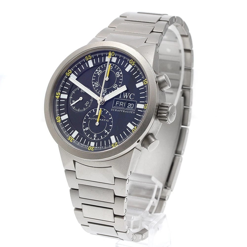 IWC SCHAFFHAUSEN CHRONOGRAPH DATE AUTOMATIC WATCH - 2