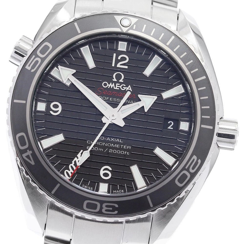 OMEGA SEAMASTER PLANET OCEAN AUTOMATIC WATCH: OMEGA Seamaster Planet Ocean Automatic Watch Brand: OMEGA Type: Wristwatch Material: Band Material Stainless Steel, Case Material Stainless Steel Color: Band Color Silver, Dial Color black, Case