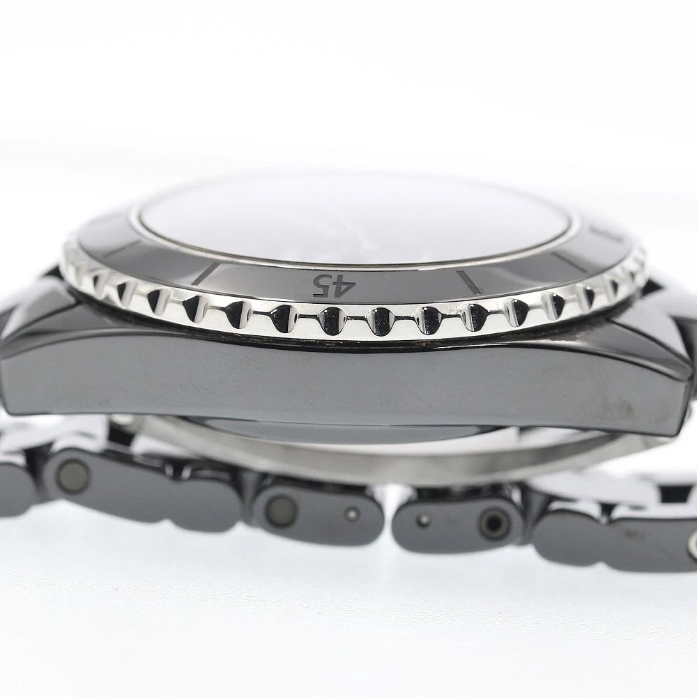 CHANEL J12 PHANTOM BLACK AUTOMATIC WATCH - 4