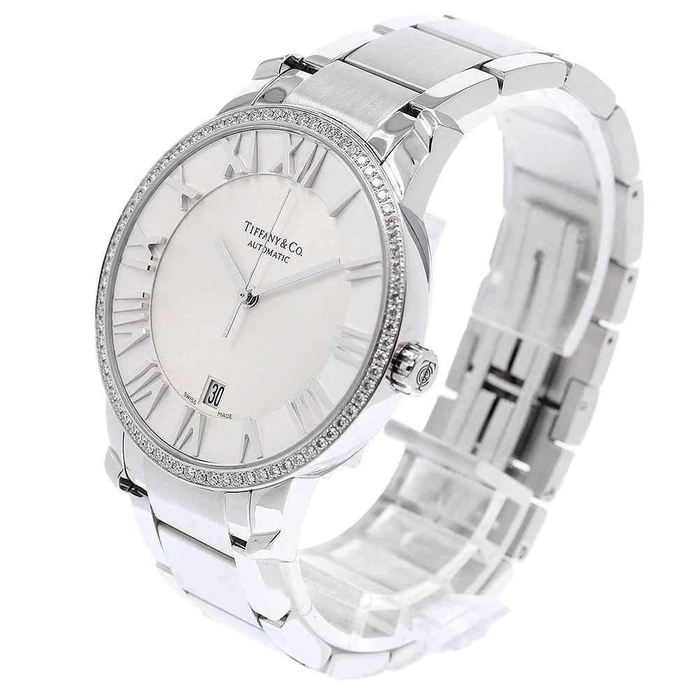 TIFFANY&CODIAMOND BEZEL AUTOMATIC WATCH - 2