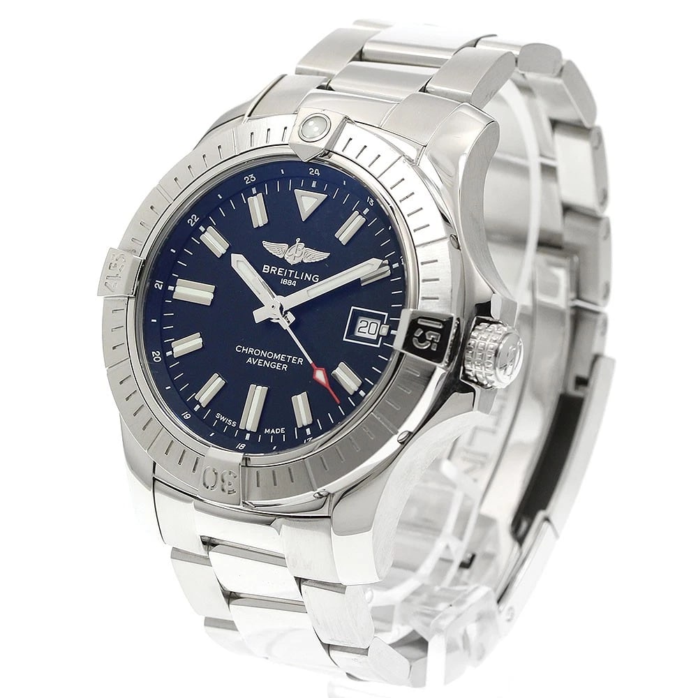 BREITLING AVENGER AUTOMATIC DATE BLACK AUTOMATIC WATCH - 2