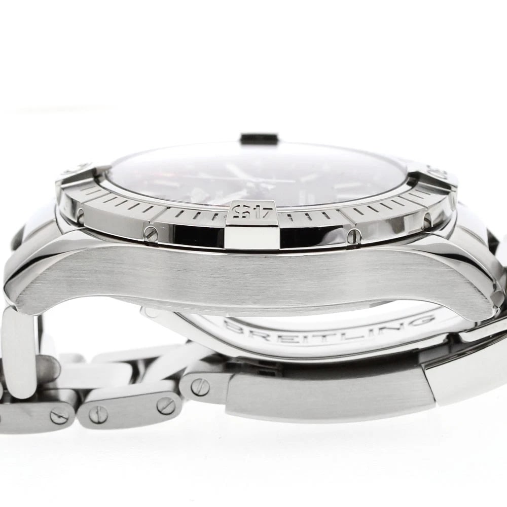 BREITLING AVENGER AUTOMATIC DATE BLACK AUTOMATIC WATCH - 4