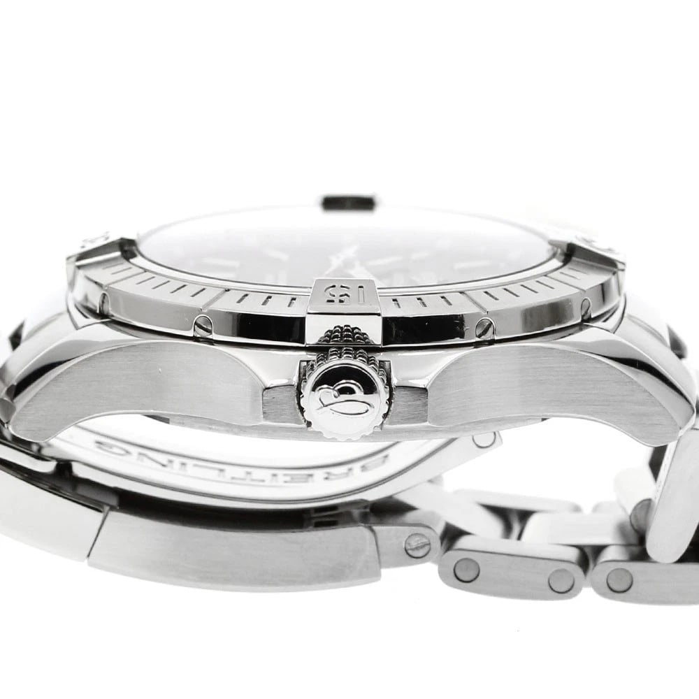 BREITLING AVENGER AUTOMATIC DATE BLACK AUTOMATIC WATCH - 5