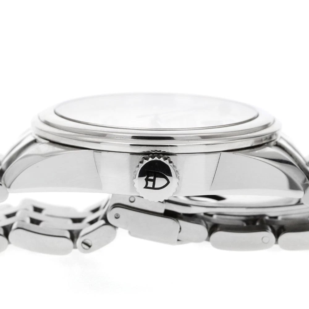 TUDOR DATE DIAMOND SILVER AUTOMATIC WATCH - 4
