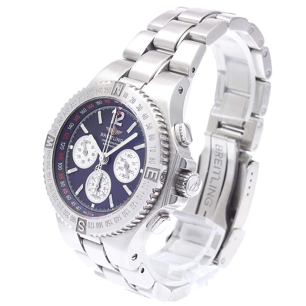 BREITLING CHRONOGRAPH GRAY AUTOMATIC WATCH - 2
