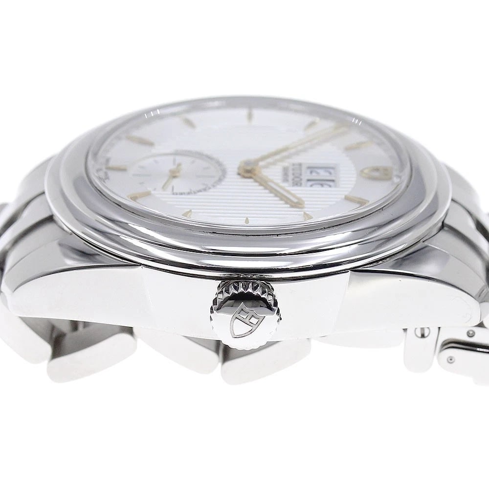 TUDOR GLAMOUR DATE SILVER AUTOMATIC WATCH - 4