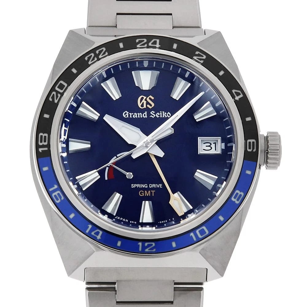 GRAND SEIKO SPORTS COLLECTION SPRING DRIVE WATCH: Grand Seiko Sports Collection Spring Drive Watch Brand: Grand Seiko Type: Wrist watch Material: Band Material Bright Titanium, Case Material Bright Titanium Color: Dial Color Blue Size: Case:W44.5mm C