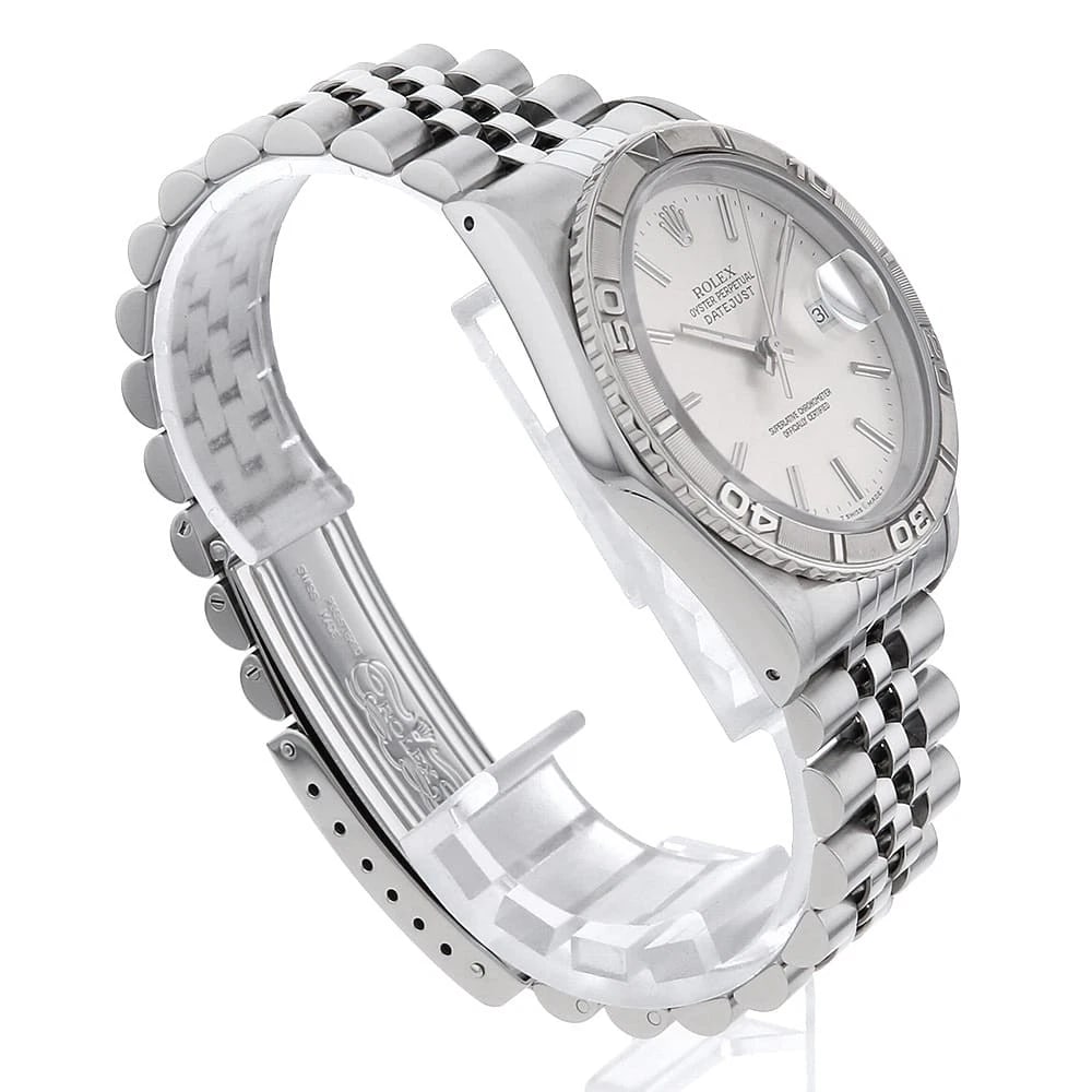 ROLEX DATEJUST THUNDERBIRD SILVER WATCH - 3