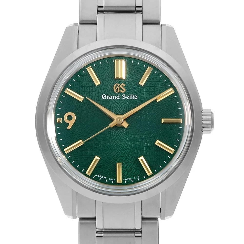 GRAND SEIKO HERITAGE COLLECTION WATCH: Grand Seiko Heritage Collection Watch Brand: Grand Seiko Type: Wrist watch Material: Band Material Stainless Steel, Case Material Stainless Steel Color: Dial Color Green Size: Case:W36.5mm