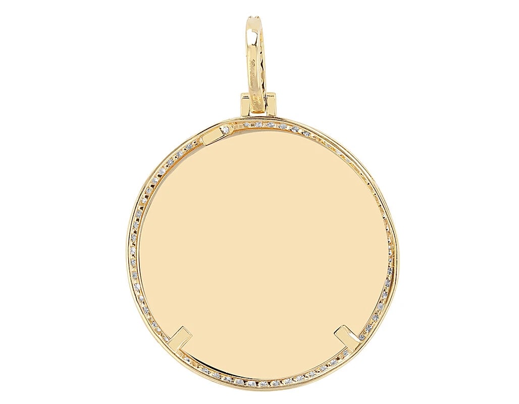1 ROW DIAMOND ROUND MEMORY PENDANT - 3