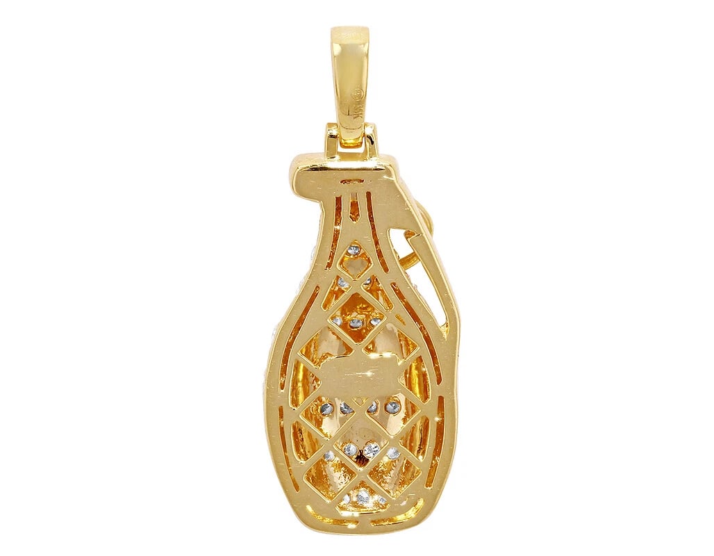 GRENADE DIAMOND PENDANT - 3