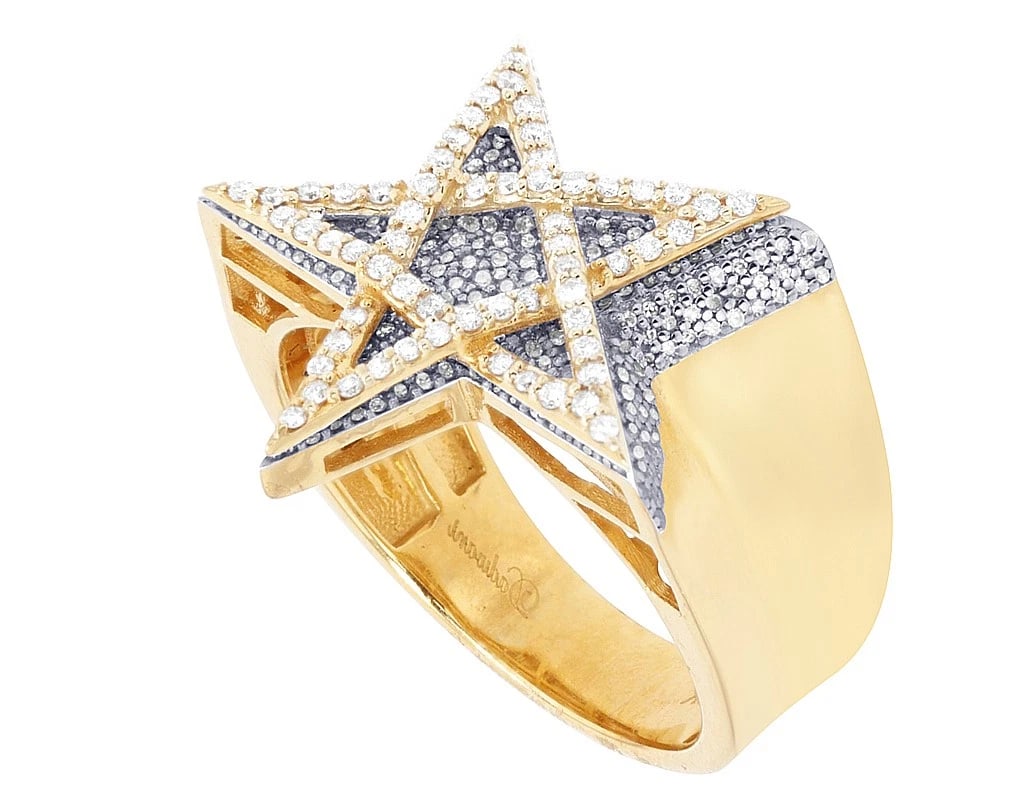 ICED STAR DIAMOND RING - 3