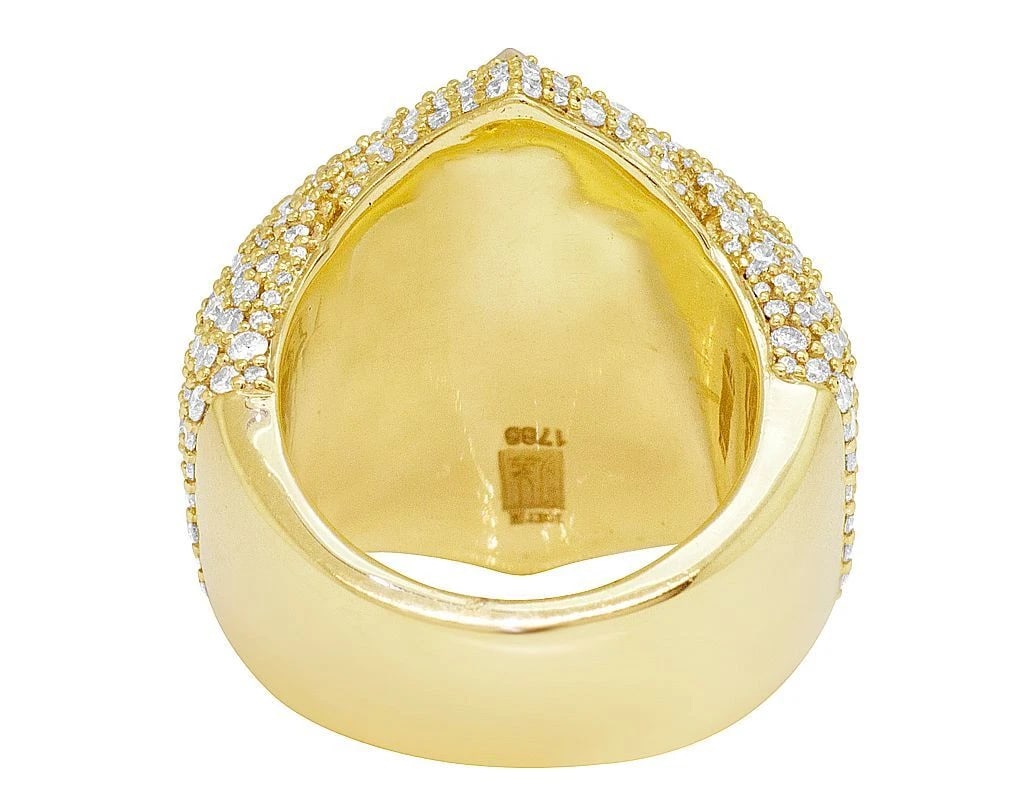 DIAMOND CROSS PINKY RING - 3