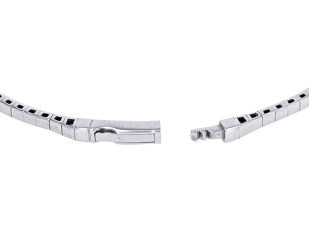 BANGLE TYPE CLUSTER DIAMOND BRACELET - 2
